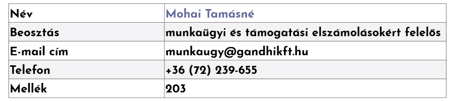 Mohai Tamásné